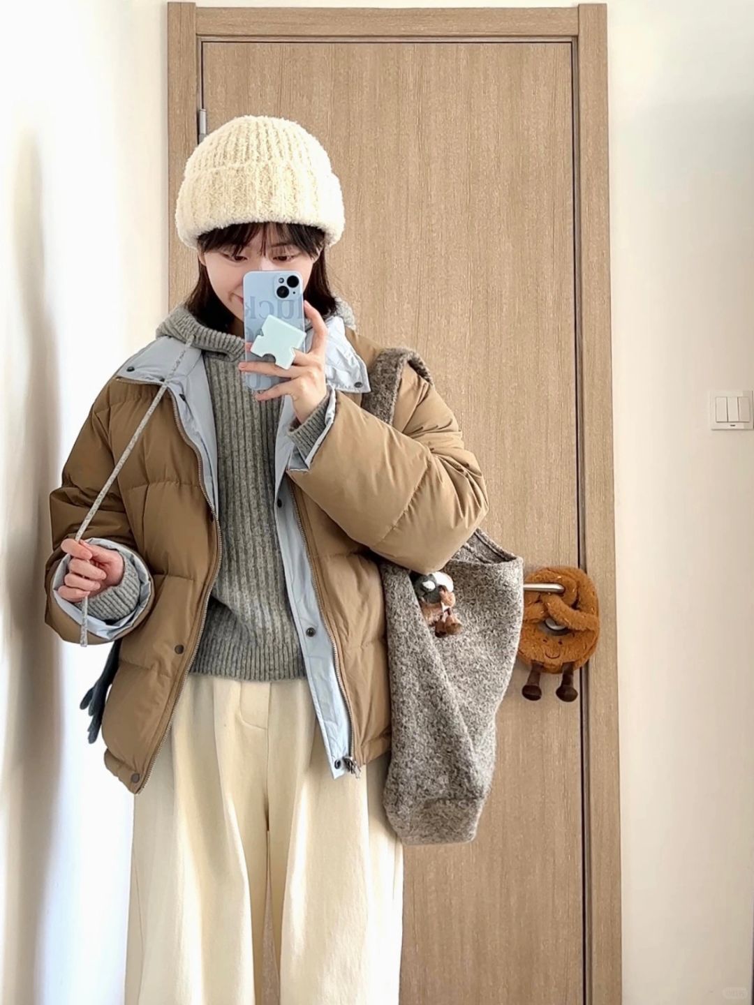 好喜欢这件羽绒服！！太舒服暖和啦