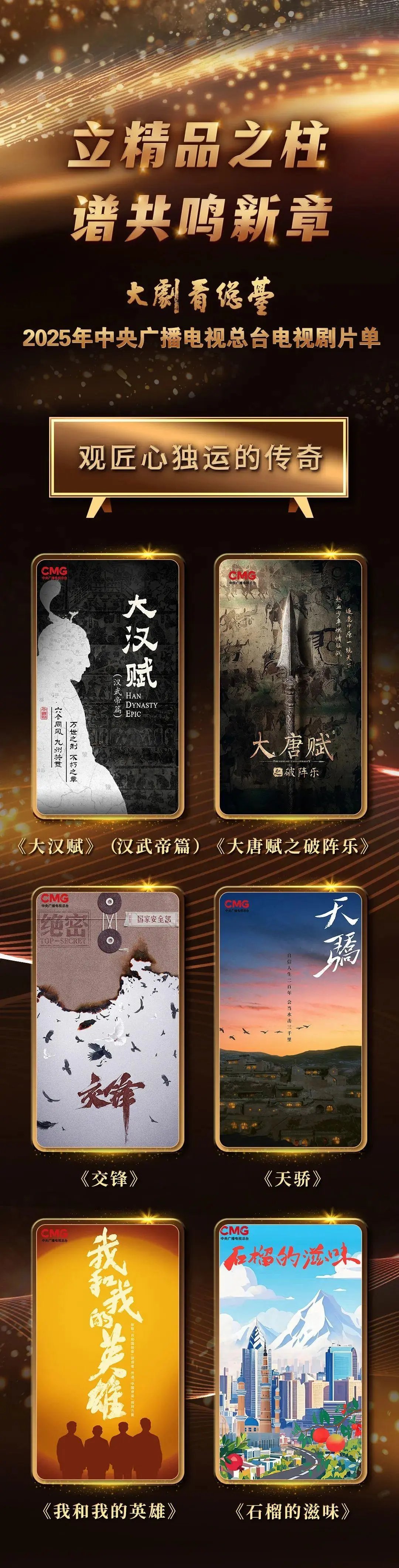 《藏海传》《北上》《千里江山图》……央视发布2025年电视剧片单肖战主演的《藏海