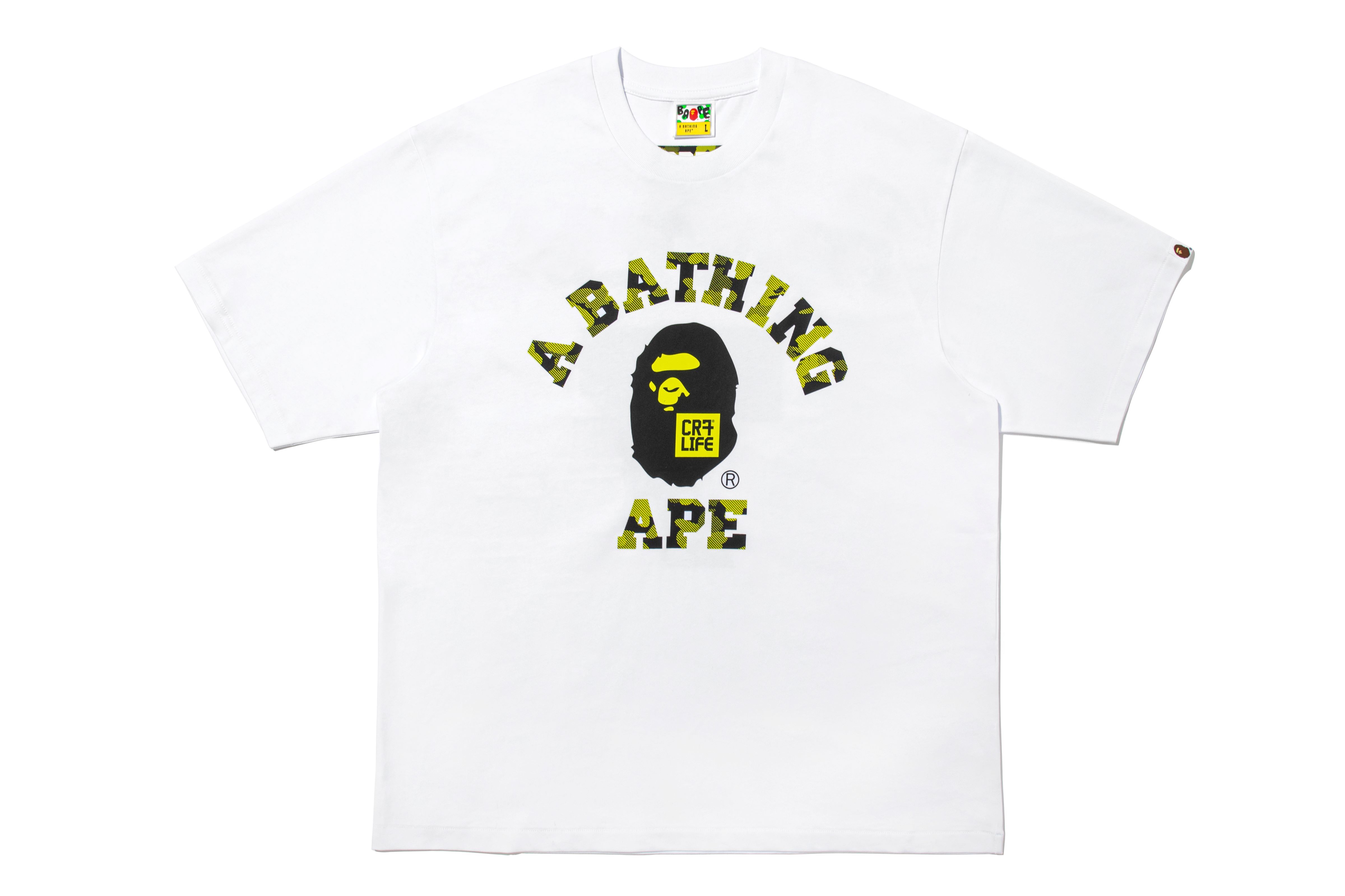 BAPE®与CR7® LIFE联名系列推出2026夏日新款短袖T恤，将街头潮流与