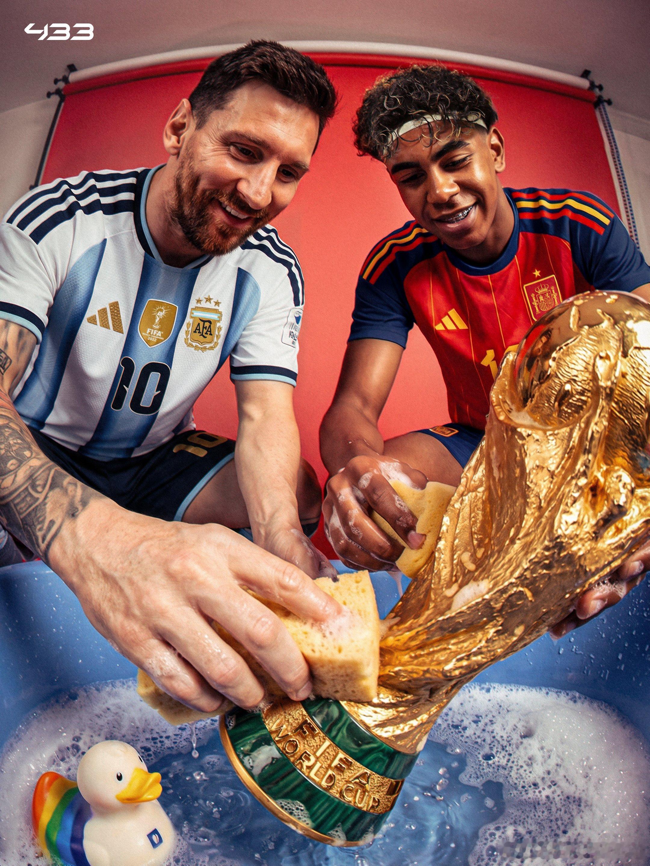等了四年的足坛终极对决！今晚谁才是站在荣耀之巅的神？⚽️104 世界杯 西班牙v