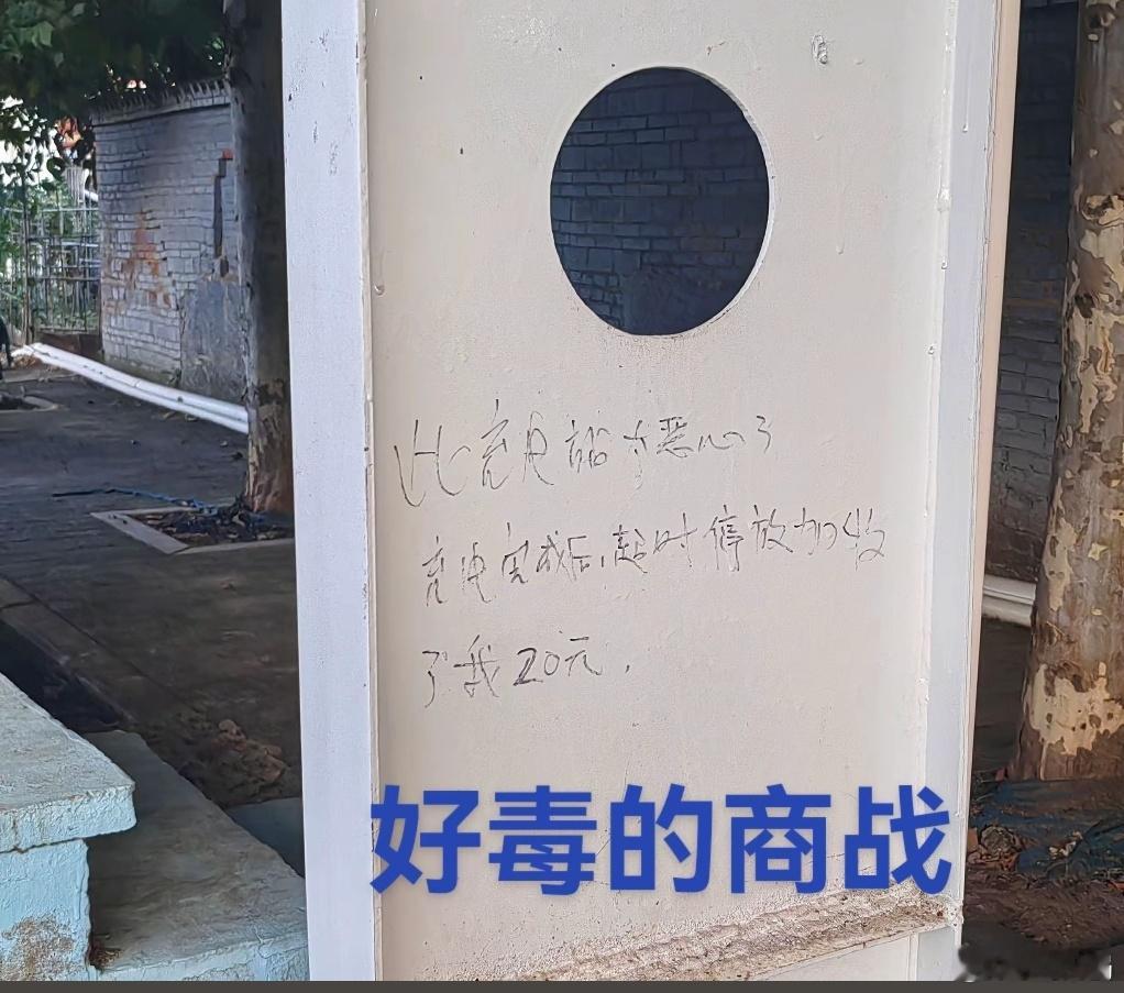 充电桩也有商战？两个相邻的站点，价格几乎没有差距包括停车费，结果一边被专门写上了