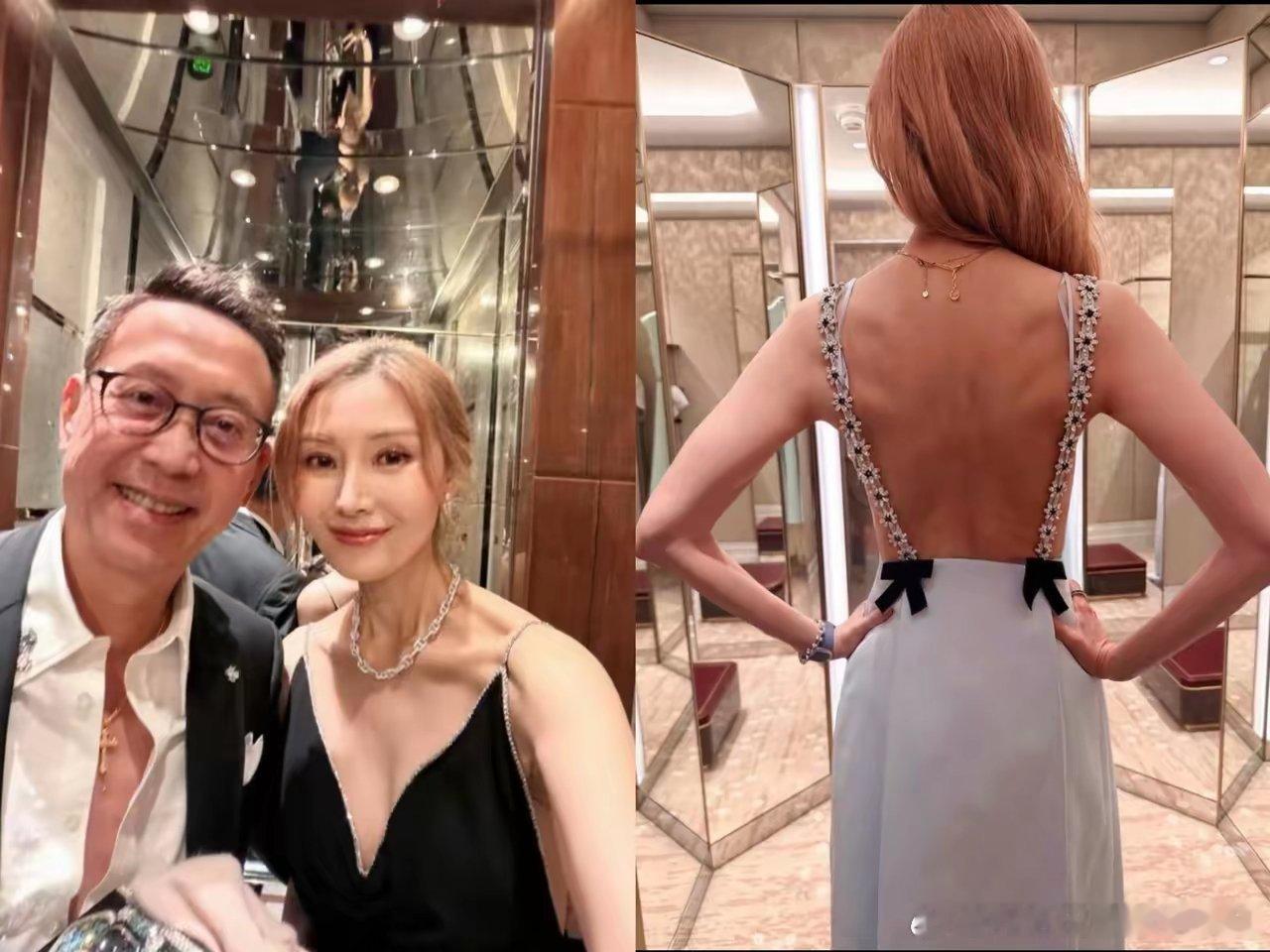 果然明星不是谁都能比的，李嘉欣这个真实的后背暴露了，哪怕嫁入豪门当阔太太十几年，