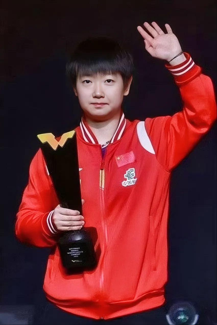 一年七个女单冠军，孙颖莎你真的很棒，2024继续加油，多拿冠军🏆

孙颖莎在社