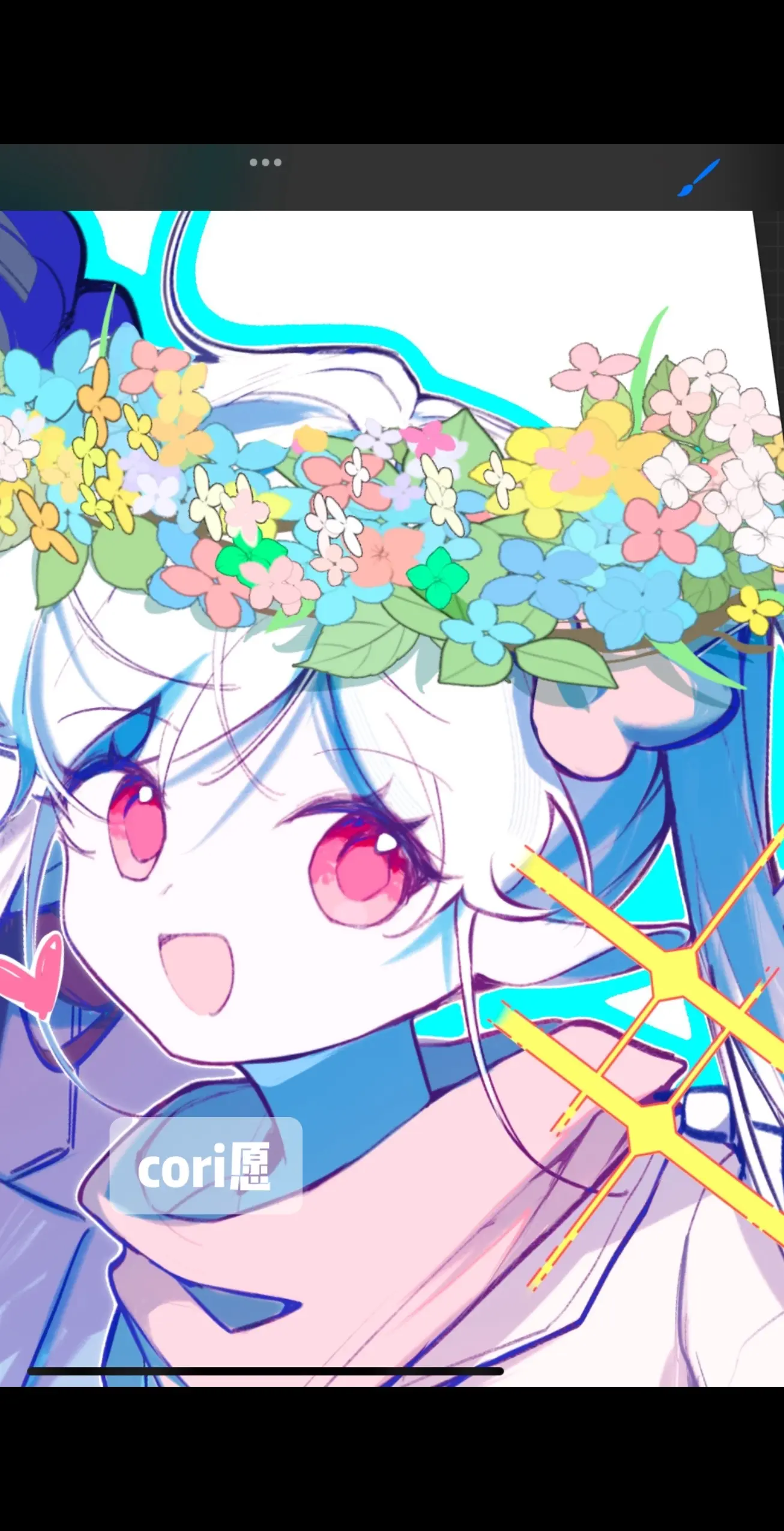 两个小女孩。抽奖的点图，要她俩同框