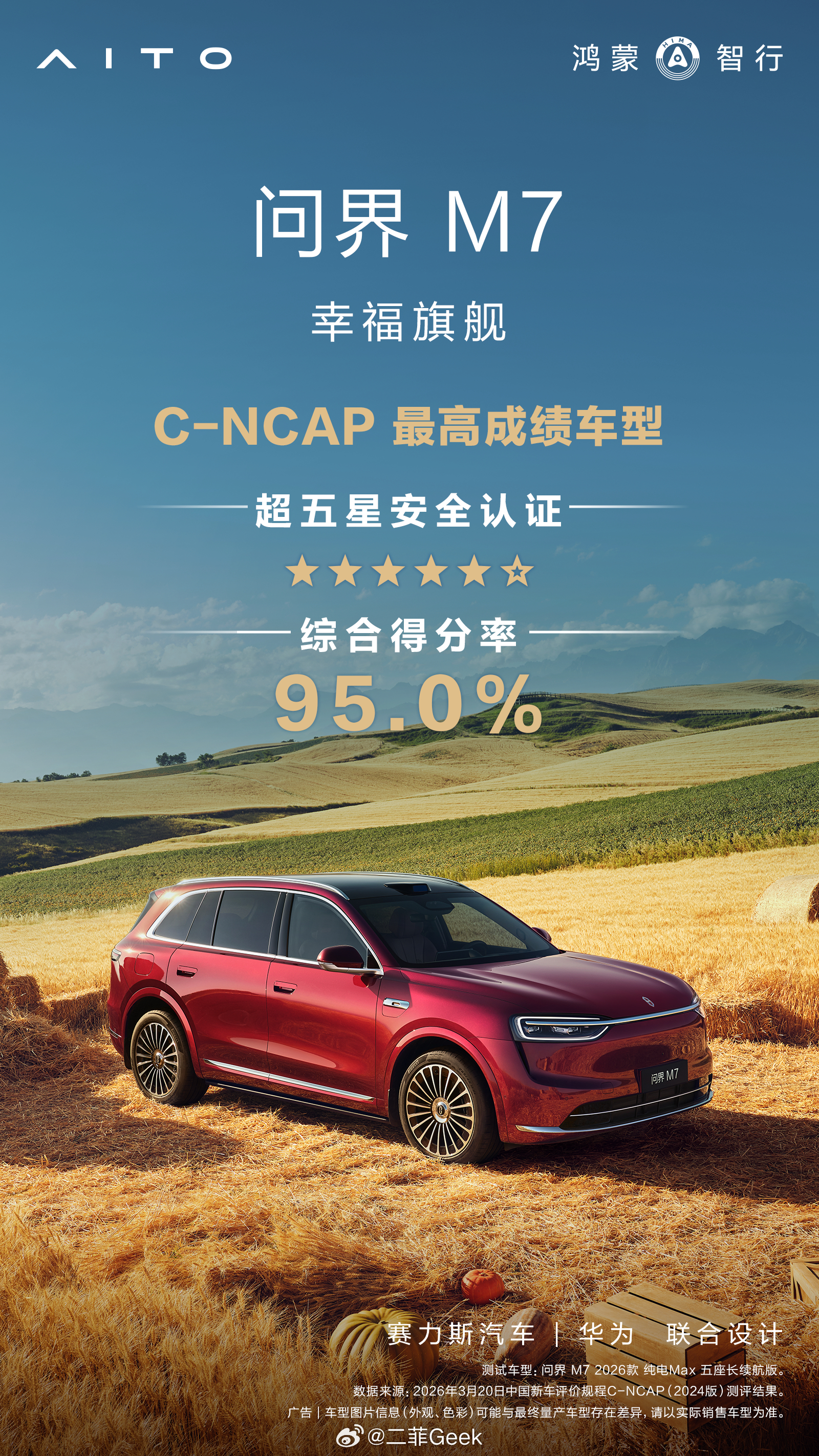 鸿蒙智行问界M7实测896线激光雷达问界M7这次新升级把安全做得更扎实了，可以说