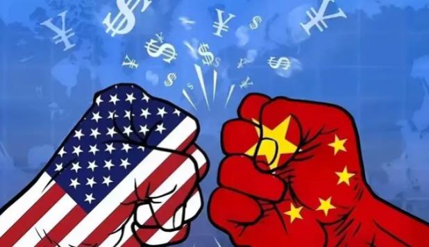 现在中美经济掰手腕，有点像两个大块头在泥潭里摔跤，都使足了劲想把对方按下去，可结