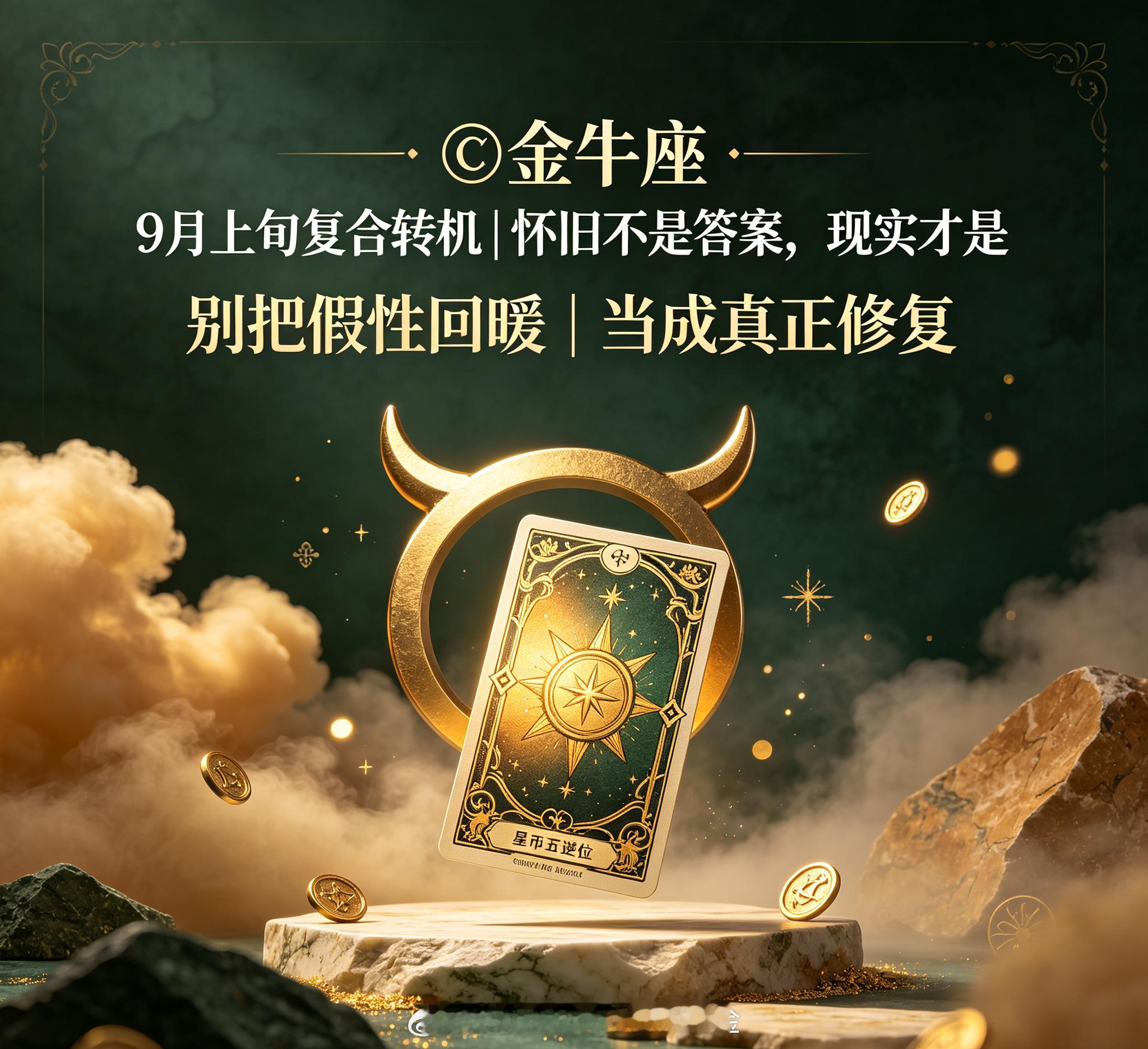 【♉金牛座九月上旬复合｜警惕怀旧带来的假性回暖】你看上去冷静克制，很少对外哭诉难