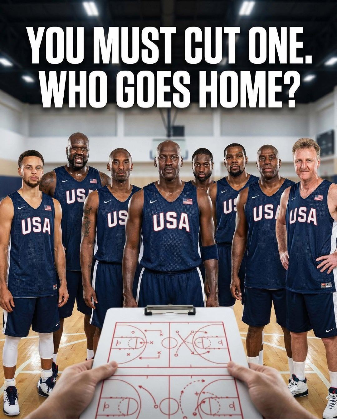 非要裁掉一个人的话，只能选韦德了吧新赛季篮不住NBA