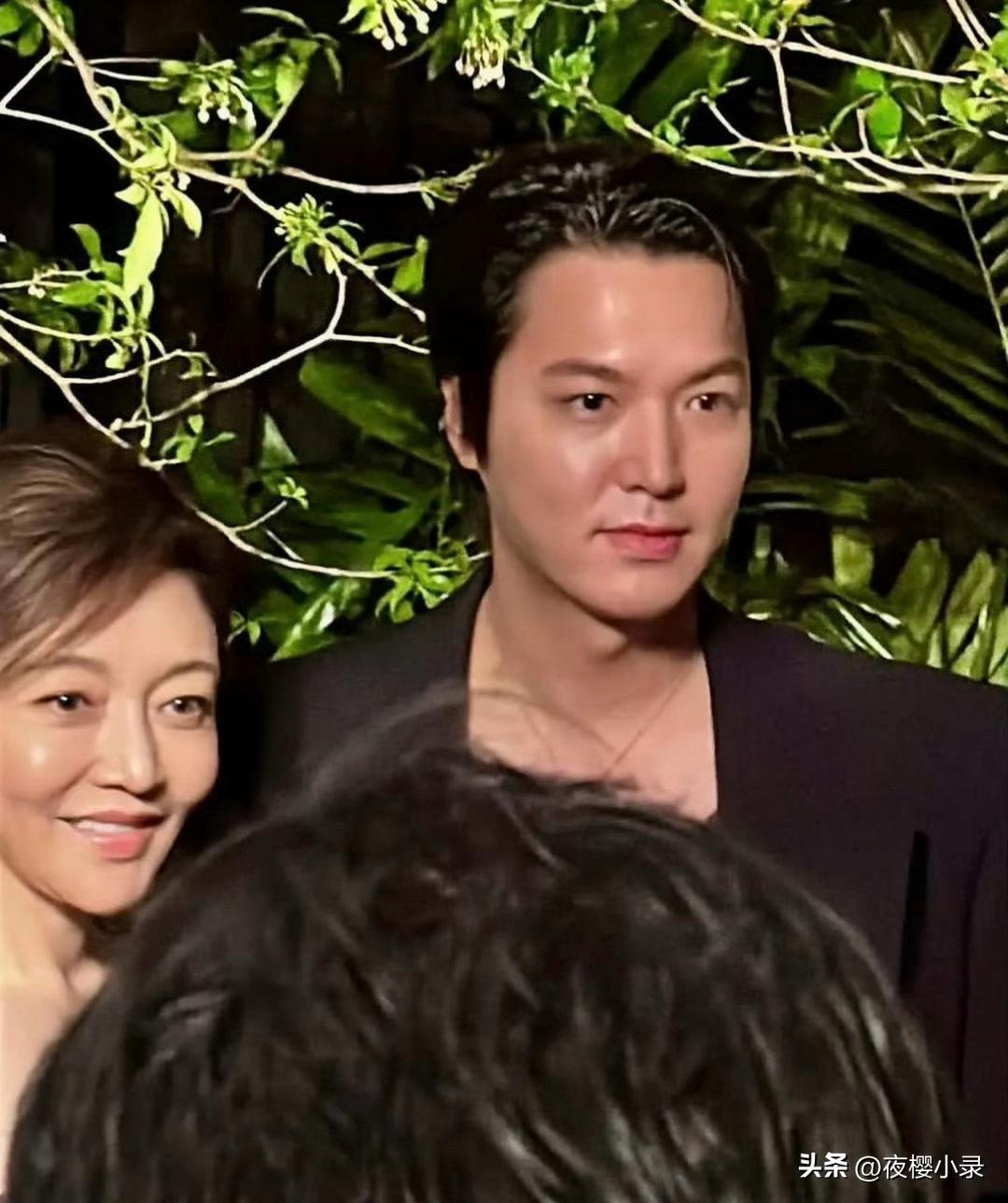 39岁李敏镐出席时尚活动，整个人胖到像变了一个人，脸好圆润，看起来有点水肿，而且