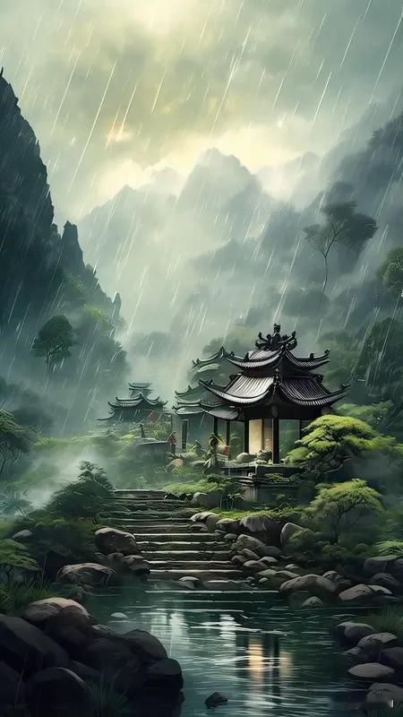 调笑令  .  雨情
作者：黄爱国（诗酒涵）湖南

        丝雨，丝雨，