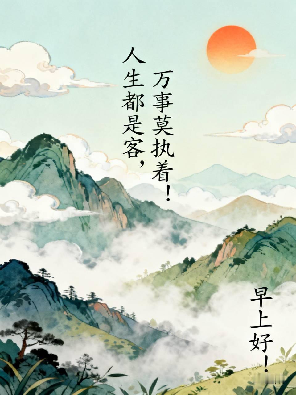 天天不忘问个好，
加深感情还防老，
虽然语言不太多，
活跃心情健大脑，
一日快乐