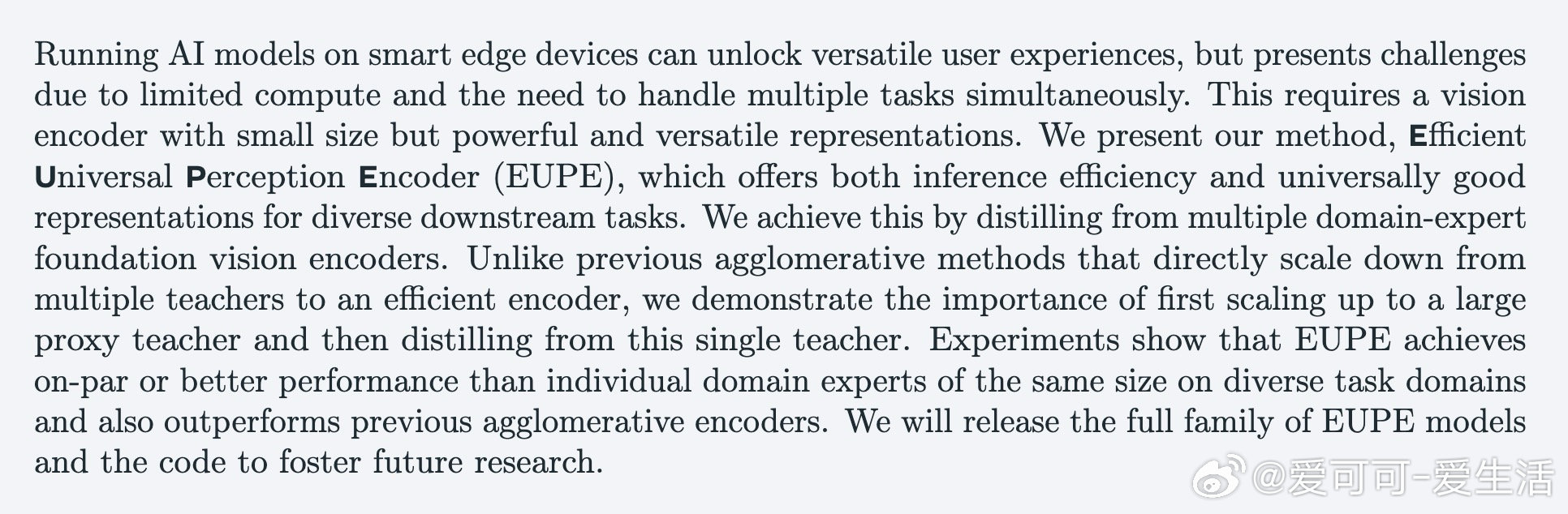 [CV]《Efficient Universal Perception Enco