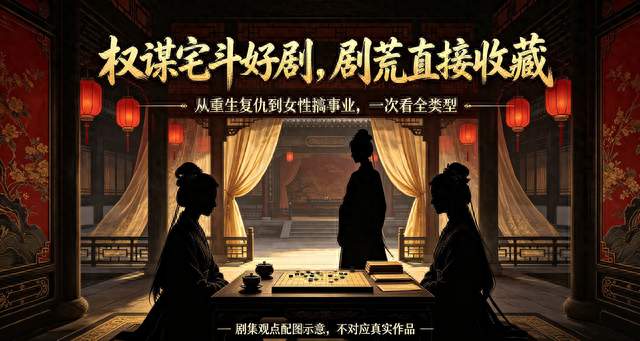 10部权谋宅斗好剧，剧荒直接收藏