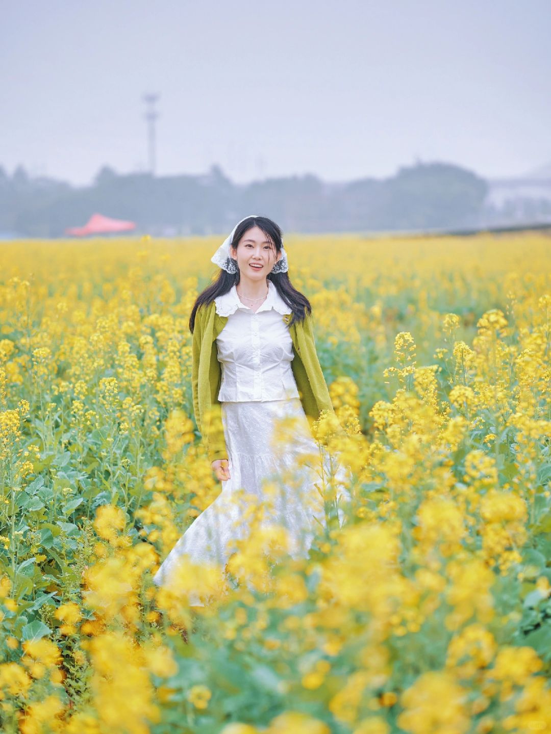 广州这一大片春日限定的油菜花🌼简直太美了