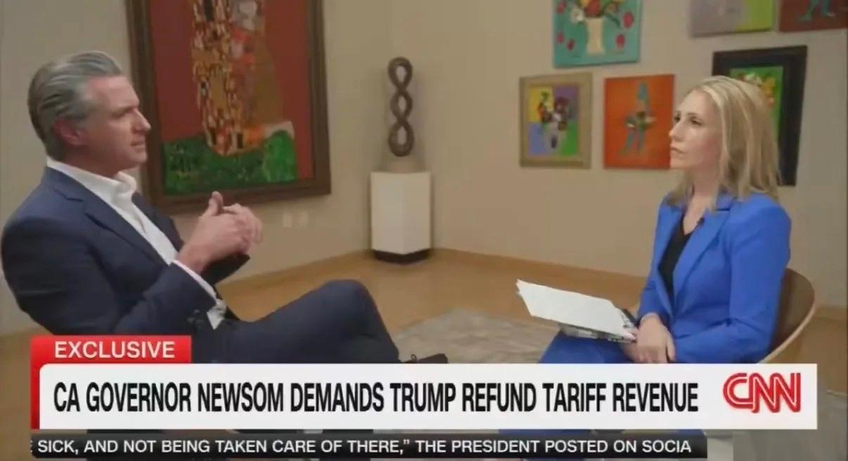 特朗普关税政策继续引发争议！

就在今日(2月23日 周一)，美国加州州长纽森接