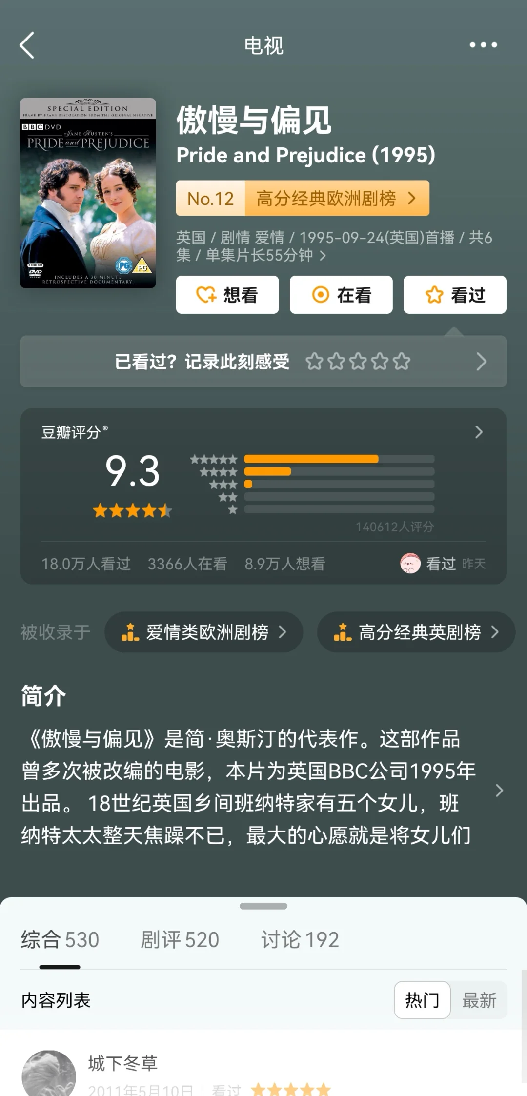 豆瓣均分8.9❗经典名著改编外语剧集榜🔥
