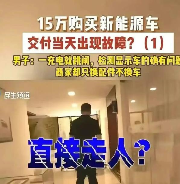 “玩不起开始耍赖了！”河南郑州，男子分期付款购买15万新能源汽车，首付付完，销售