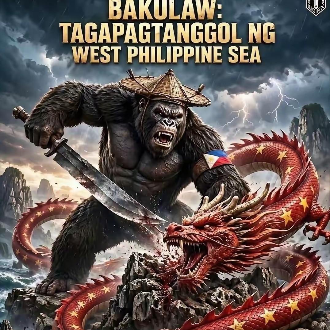 菲律宾反击的手法太拙劣，为了证明自己不是猴子，特意用漫画画出来金刚的形象来屠龙，