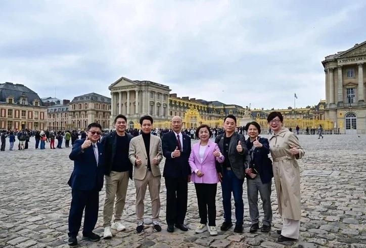 国民党立委杨琼璎11日在社交平台发文透露，随立法院长韩国瑜一同前往法国，拜会了法