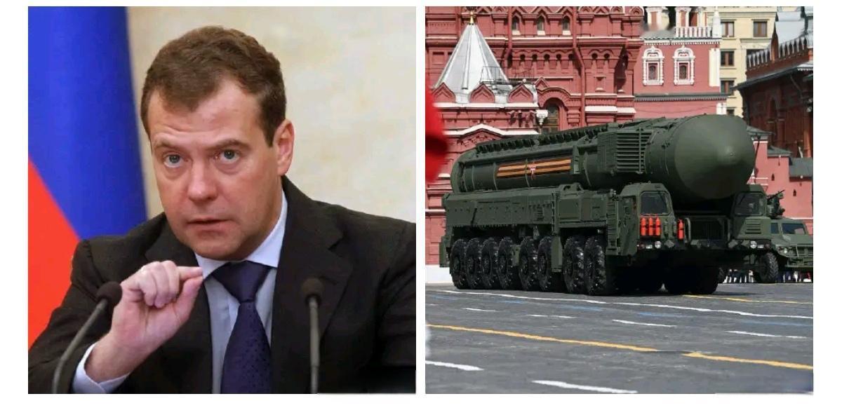 大规模杀伤性武器是唯一被证实的国家安全保障。
俄文豪梅德韦杰夫：“世界秩序中形成