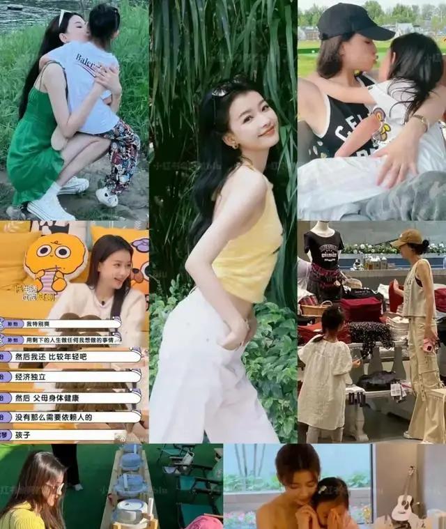 近期，董子健带着女儿大福在街边跳舞，父爱满满。7岁的大福也遗传妈妈的良好基因，长