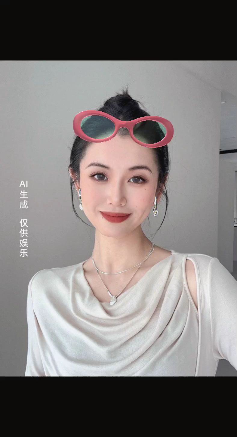 人没出国，脸出国了。化身欧美辣妹。