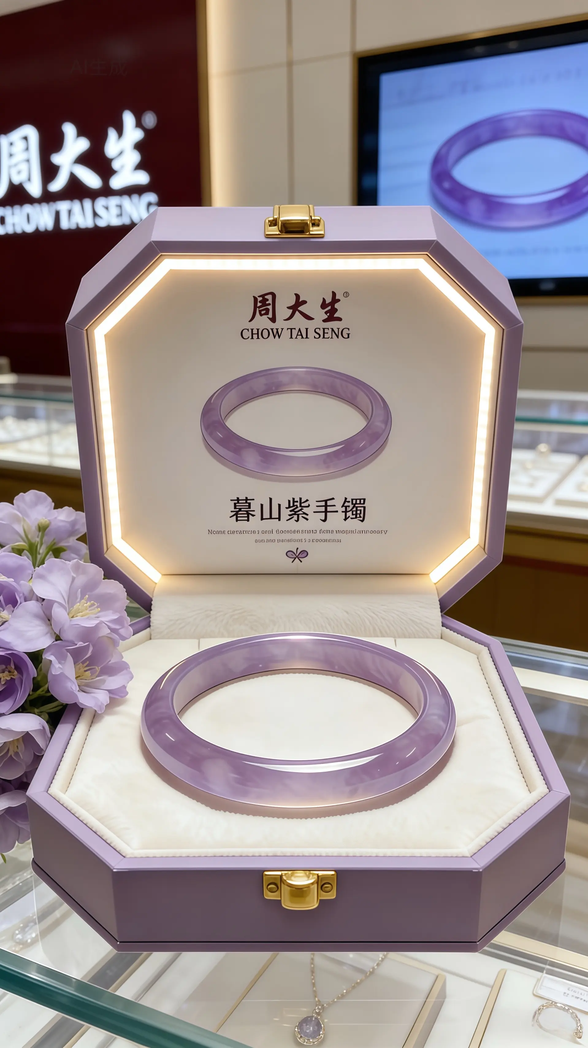 手镯 听说每个女孩子都有一个新手镯 礼物 周大生 首饰