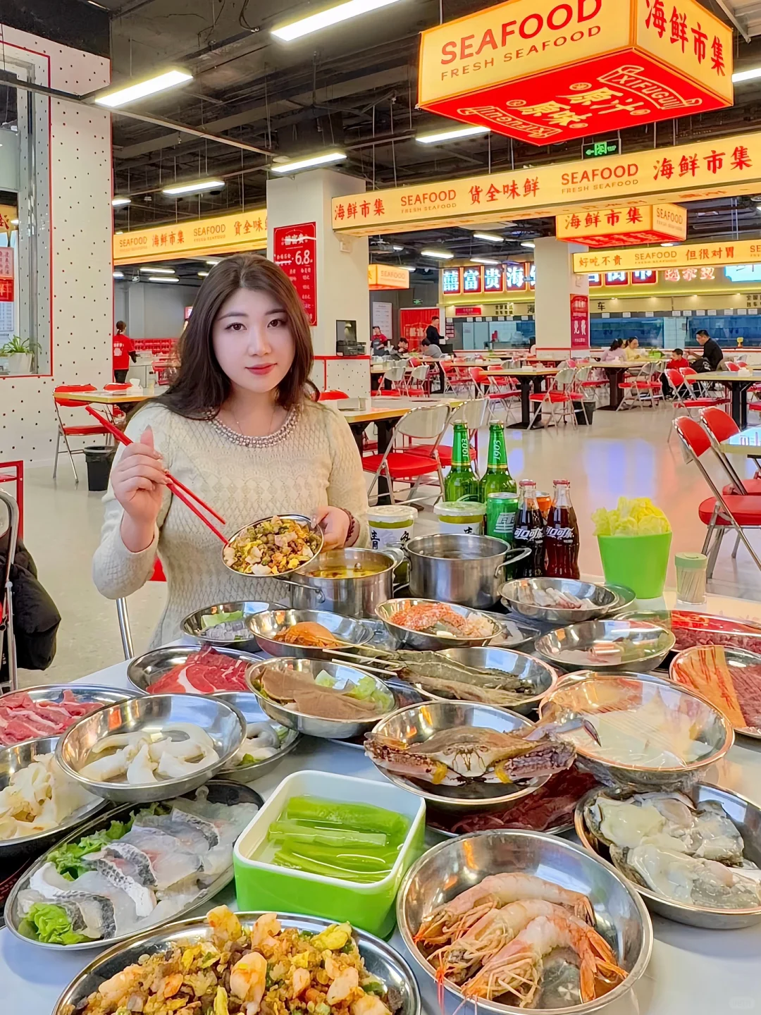 这这这❗️青岛海鲜大排档火锅都这样吗了❗️❓