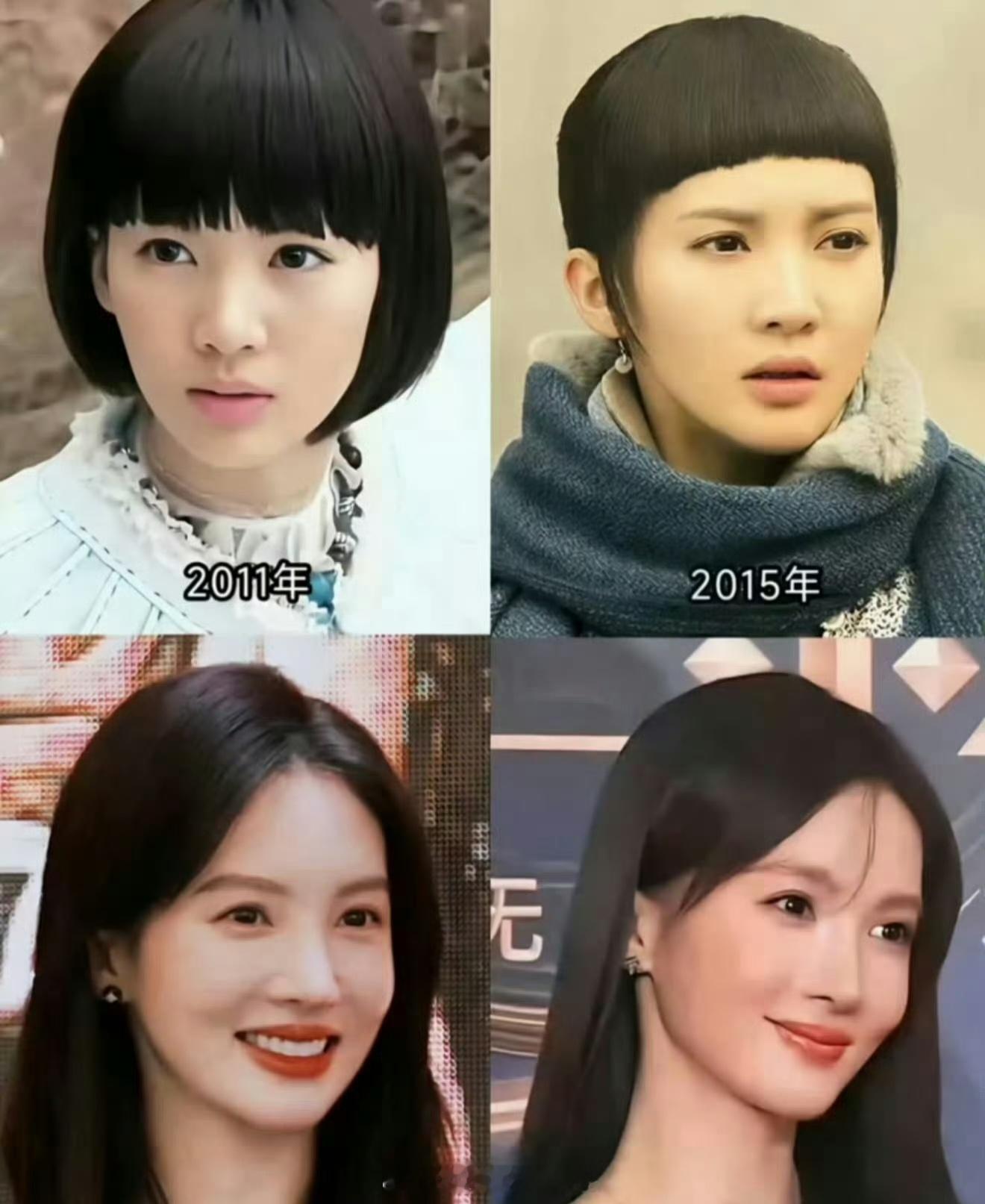 金晨这十多年来的颜值变化，来看看变化大吗 