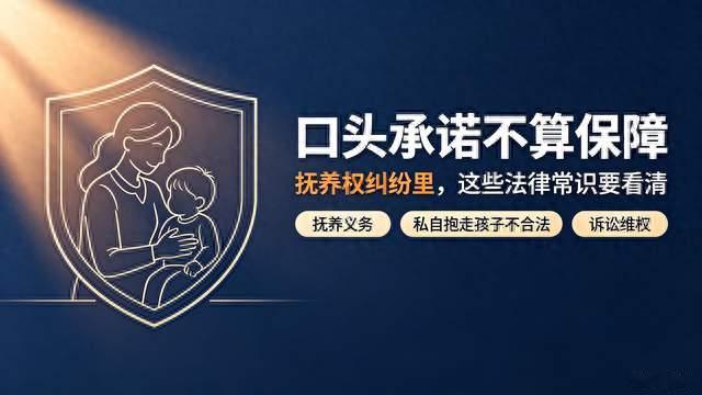 口头承诺不可信，从一起抚养权纠纷看懂非婚生子法律常识