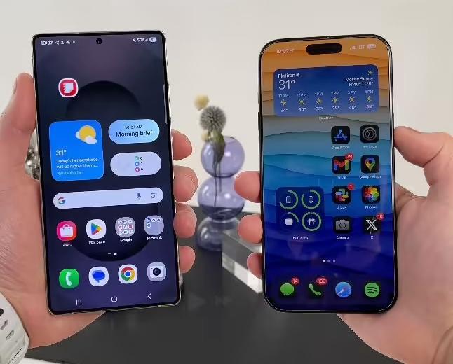 Galaxy S25 Ultra 与iPhone16 Pro Max对比，你喜欢