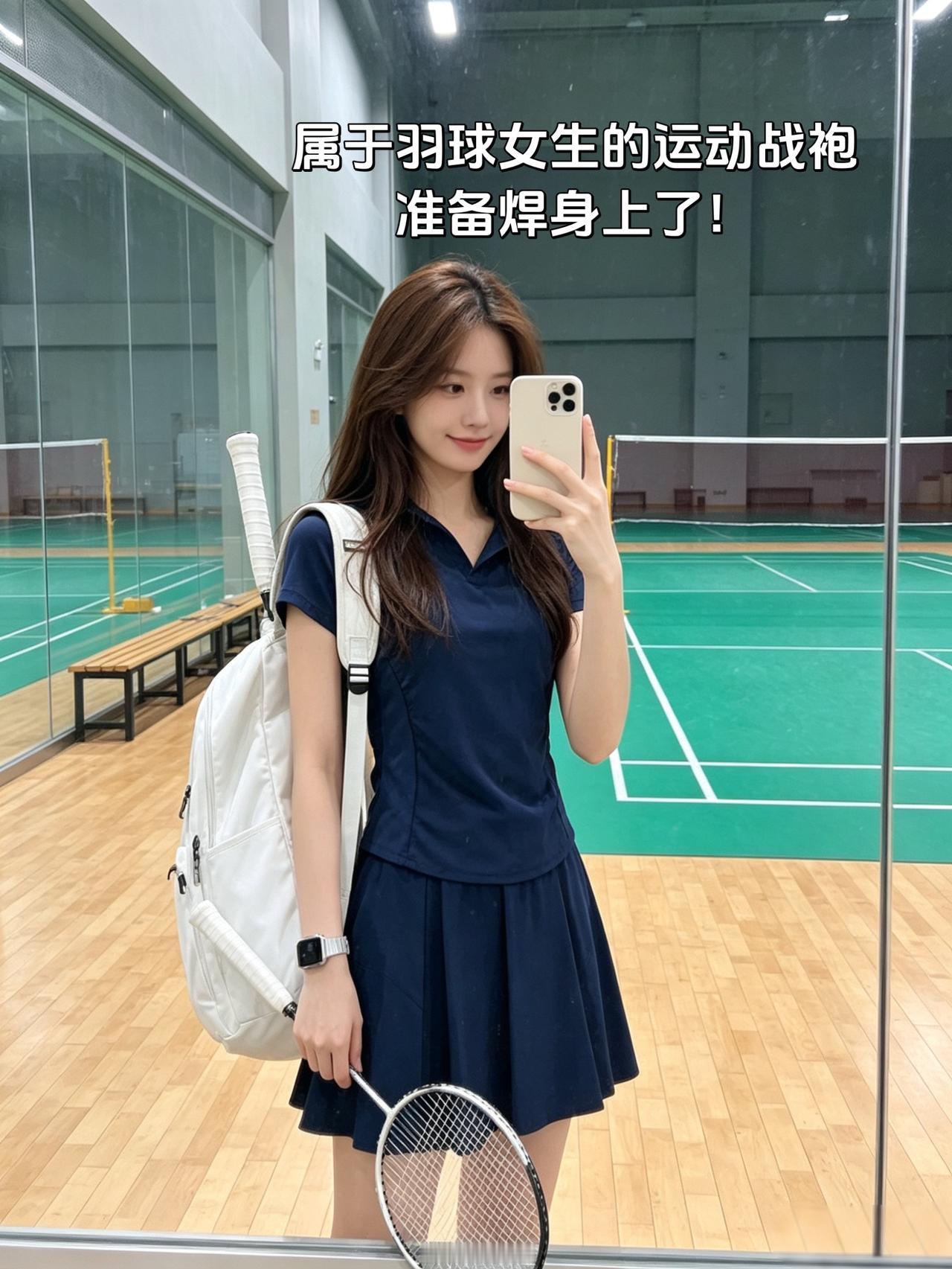 属于羽球女生的运动战袍
准备焊身上了！