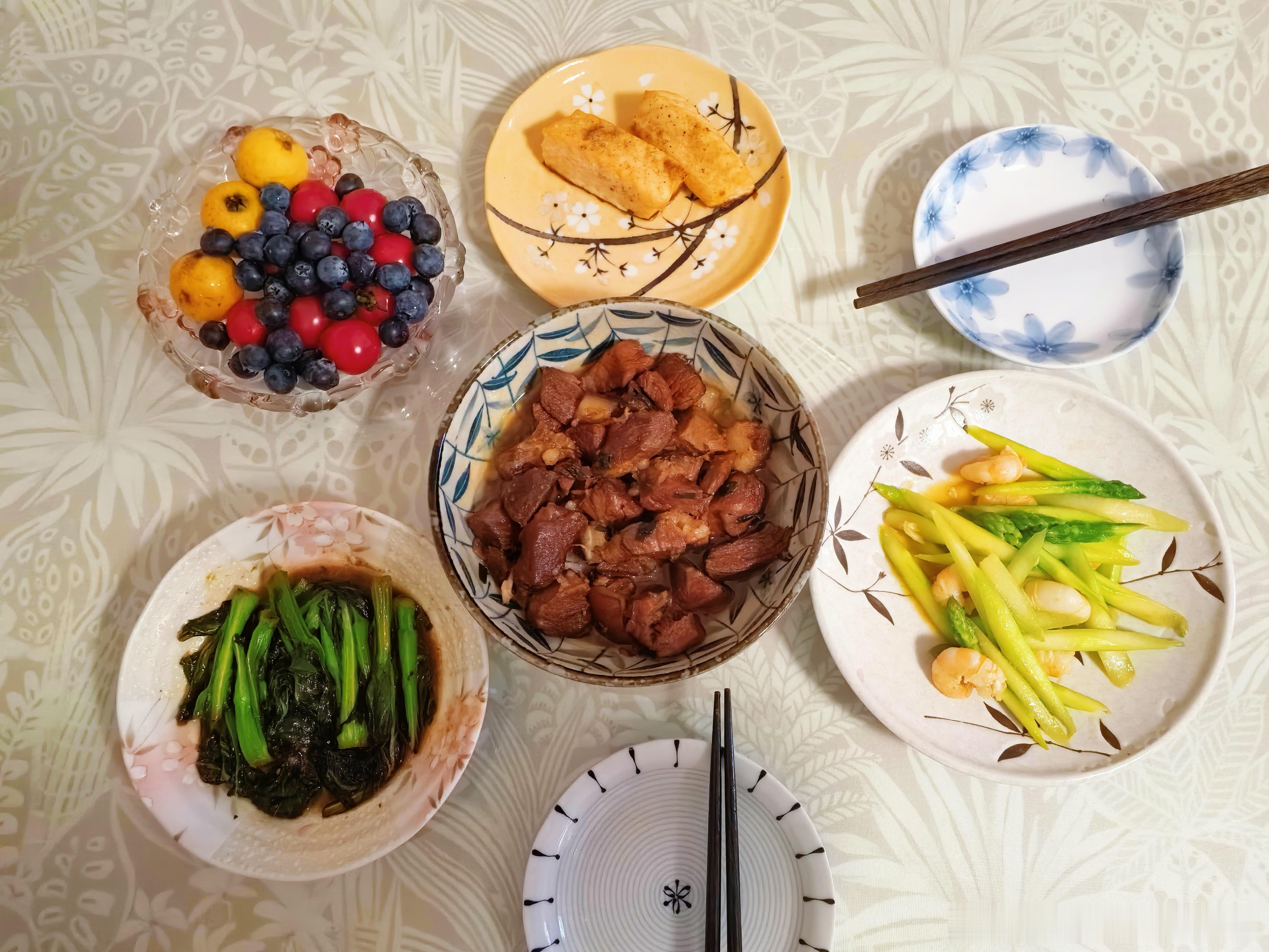 周末做饭任务完成 