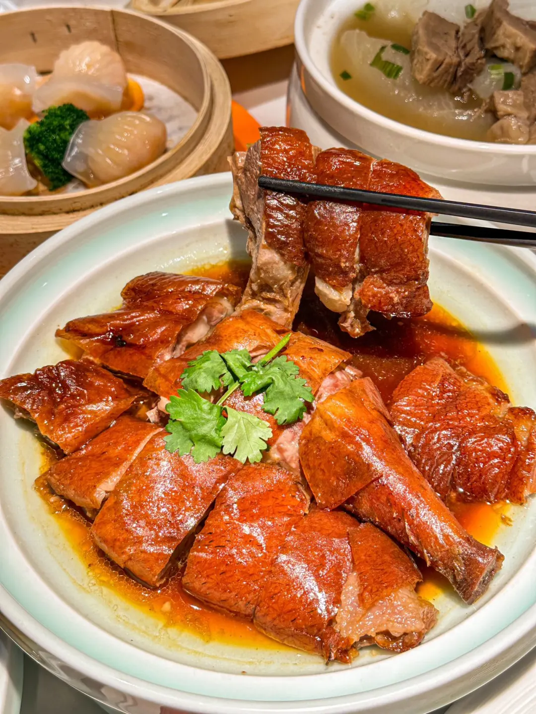 不出宁波！也吃上了地道广东烧鹅👍