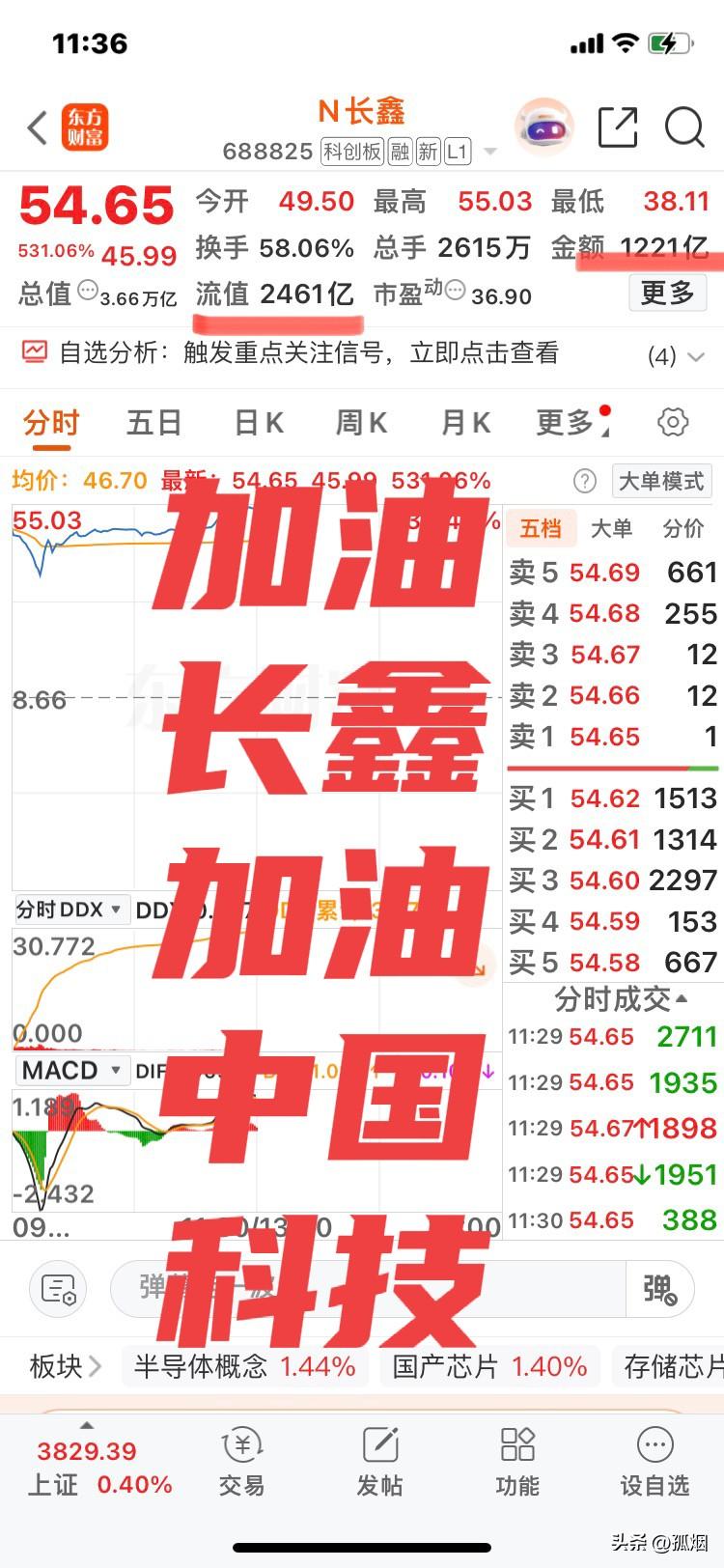 加油！
长鑫！
加油！
中国科技！
这几天很多人关注长鑫！
这几天很多人看空长鑫