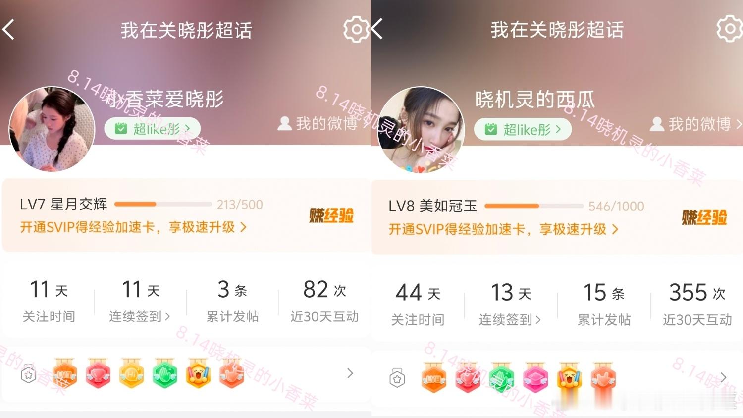关晓彤 8.14数量15  专栏 · 超like📚🍊