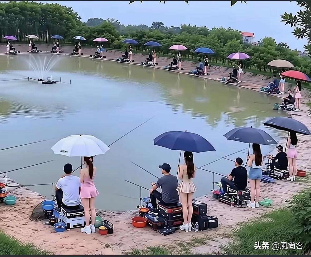 钓鱼的高级感，又增加一批人的就业问题！