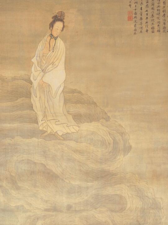 云中玉女图：古人的构图太绝了！！