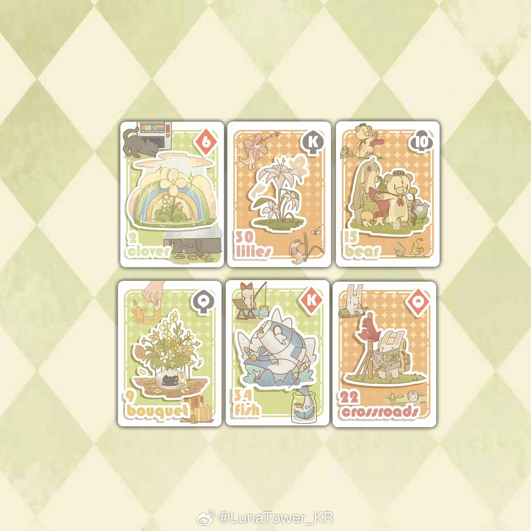 LunaTower_KR 近期提问箱投稿翻牌～仅供参考⬇️牌面附下境萌花 归队时