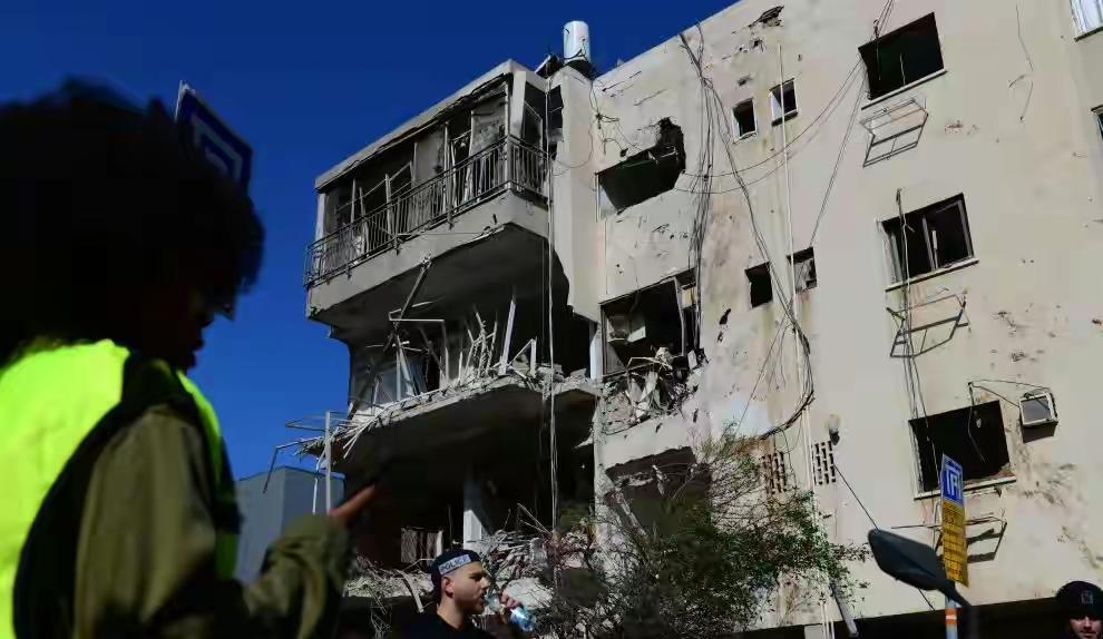 以色列特拉维夫再遭伊朗导弹袭击