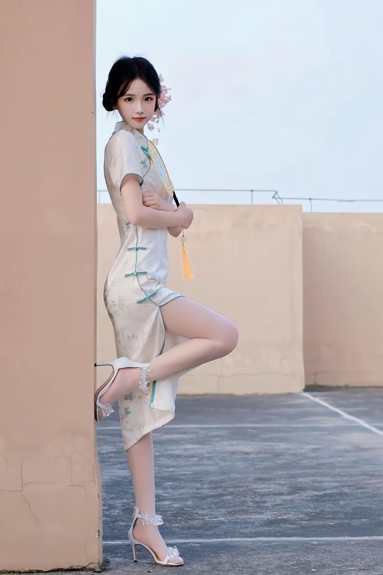 优雅旗袍少女，倚墙轻摆，尽显东方韵味网络诈骗立案后，能追回钱款吗