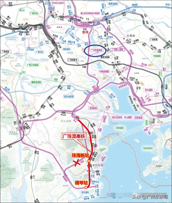 广珠澳高铁走向优化调整，都经过哪里？
根据最新规划显示，广州段线位基本没有变化，
