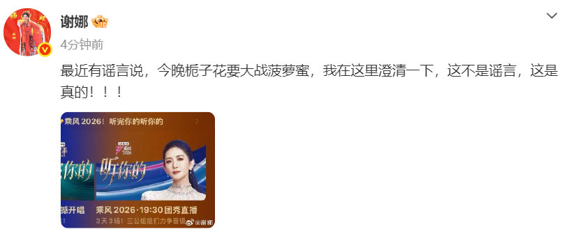 谢娜我在这里澄清一下谢娜说我在这里澄清一下 谢娜说我在这里澄清一下 