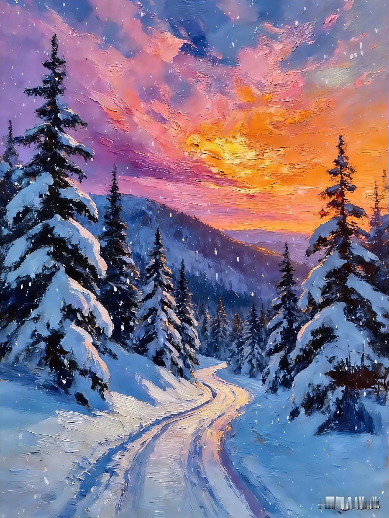 雪野静极，冬日肃杀里，偏藏着最倔强的生机