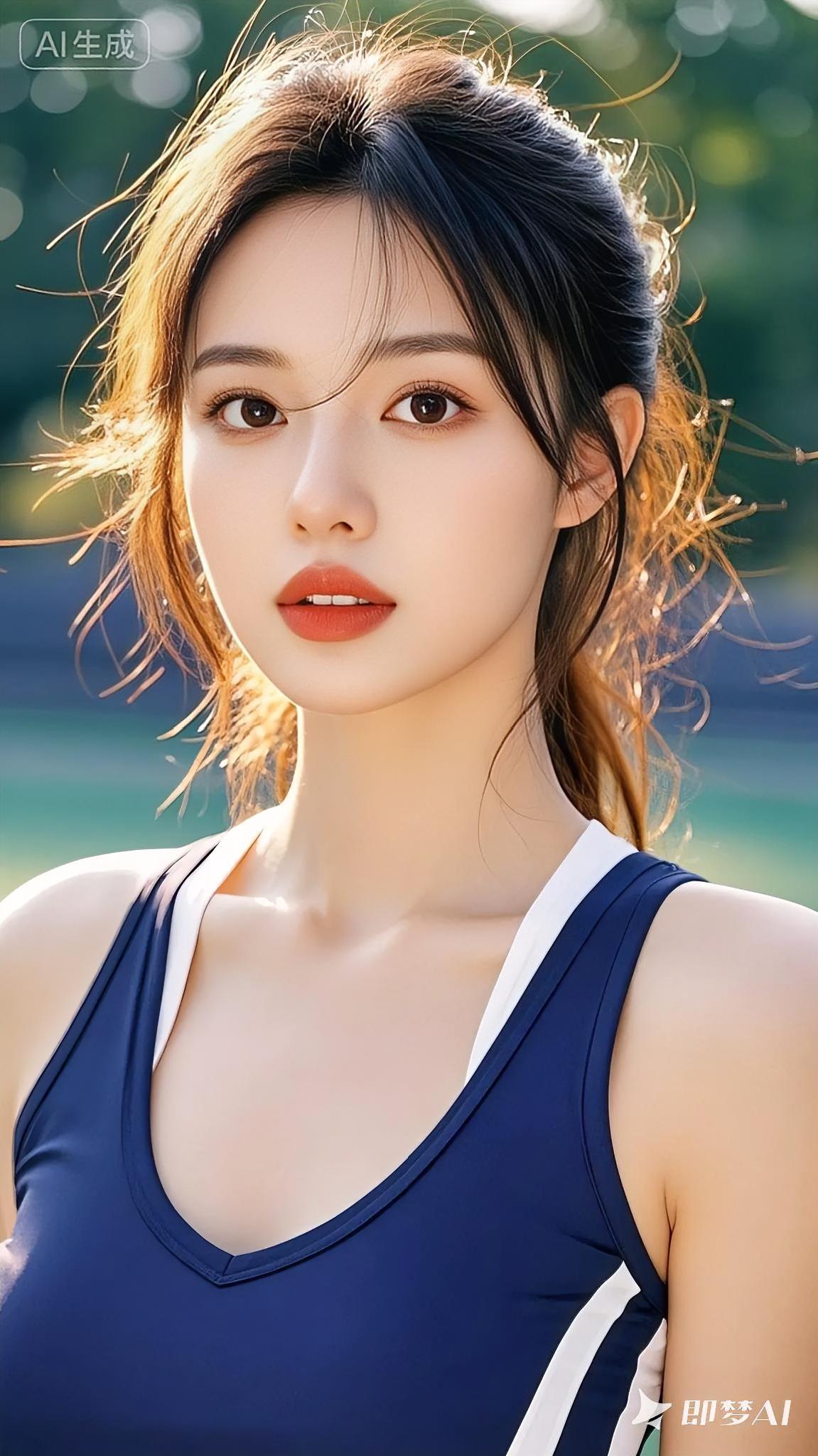 🌿
刚跑完步，我坐在操场边
裹挟着汗味的风扑面而来
心跳依旧咚咚地撞击着胸口