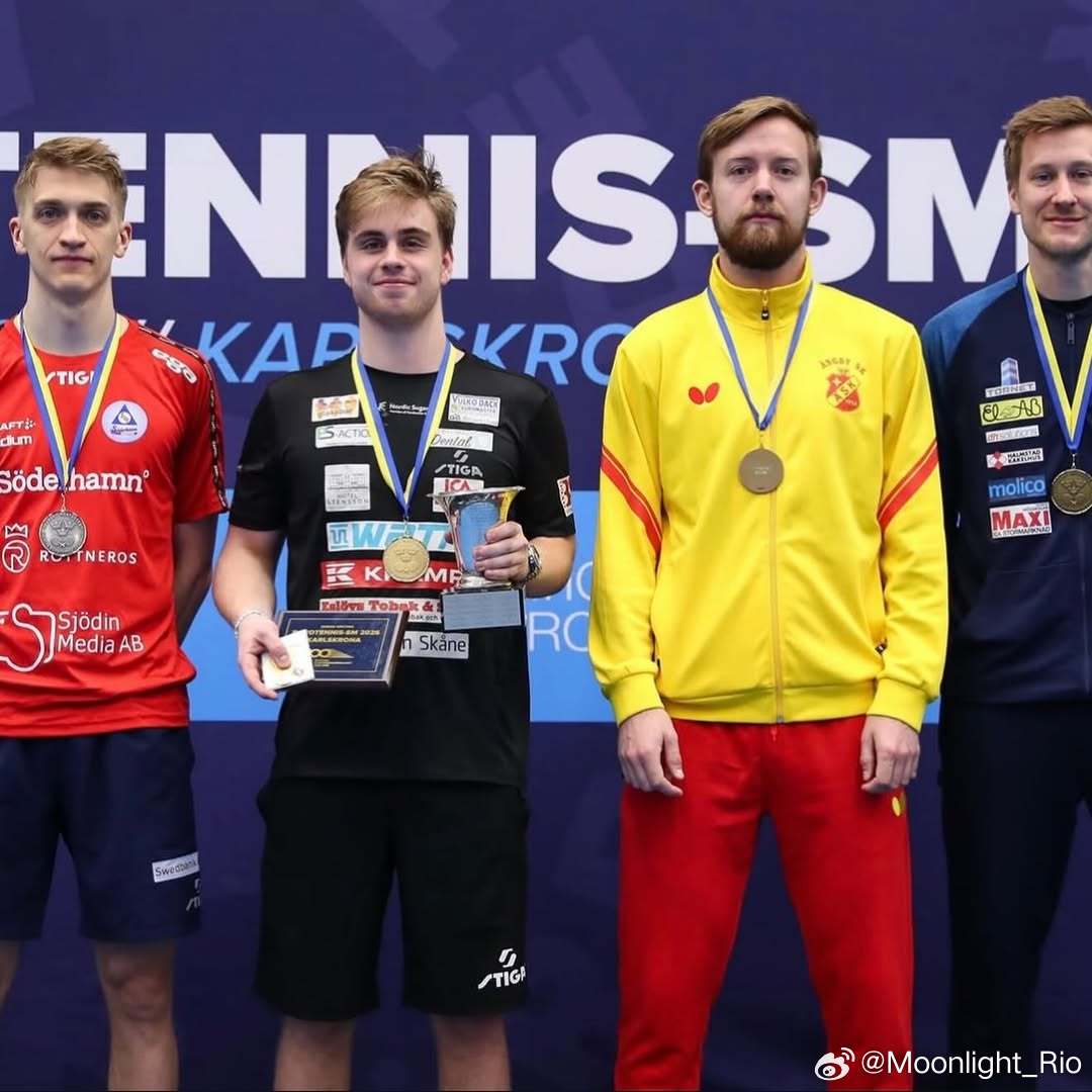 莫雷加德：瑞典锦标赛冠军以及去澳门在过去几天里😁 