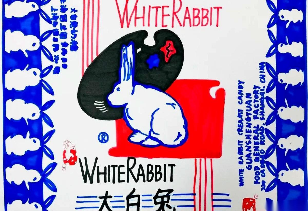 一个只有一万来粉的老外，随手拍了张压箱底的中国老糖纸。
没打光，没滤镜，甚至有点