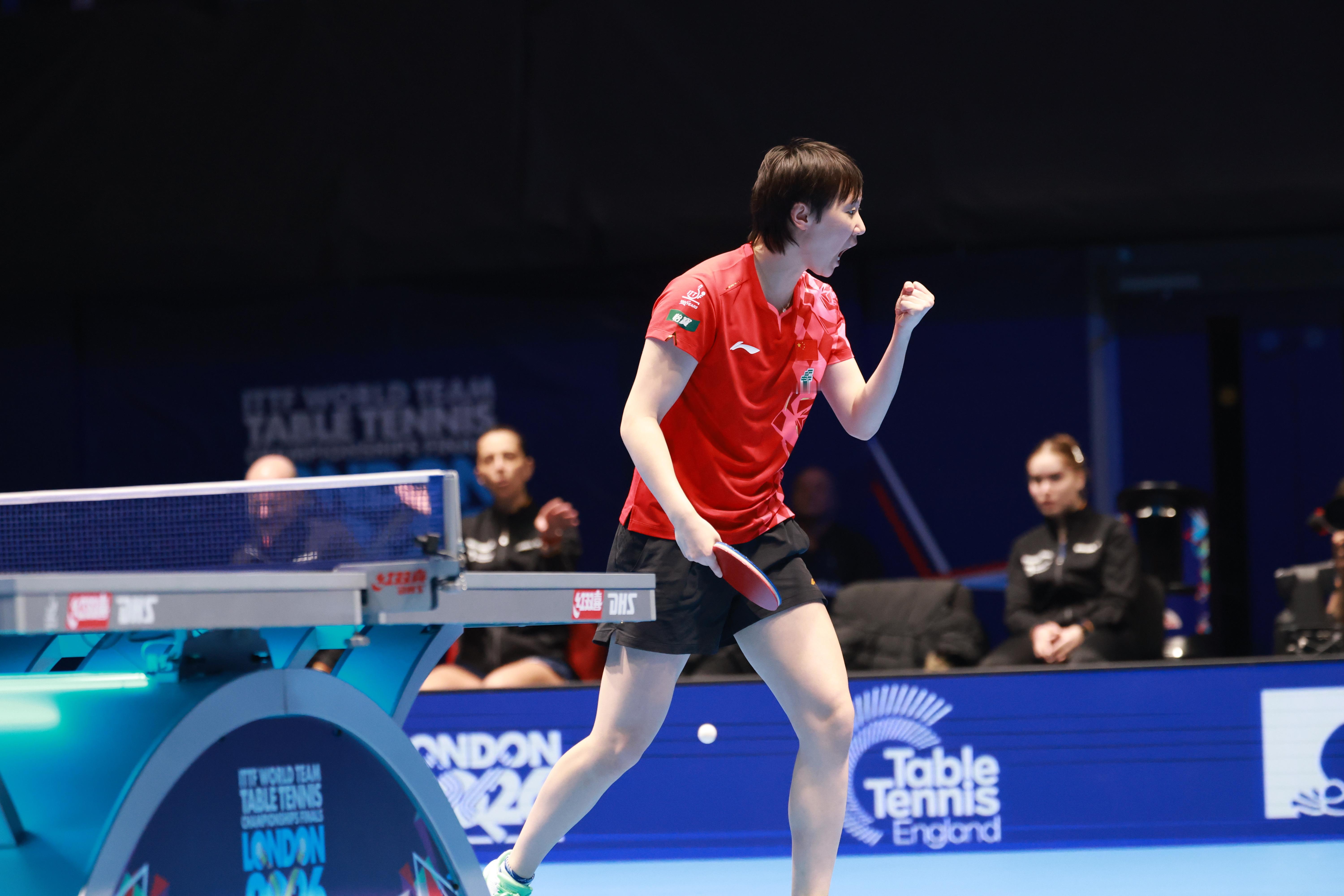 【2026伦敦世乒赛团体赛】｜20260509女团半决赛·图片6©️中国体育伦敦