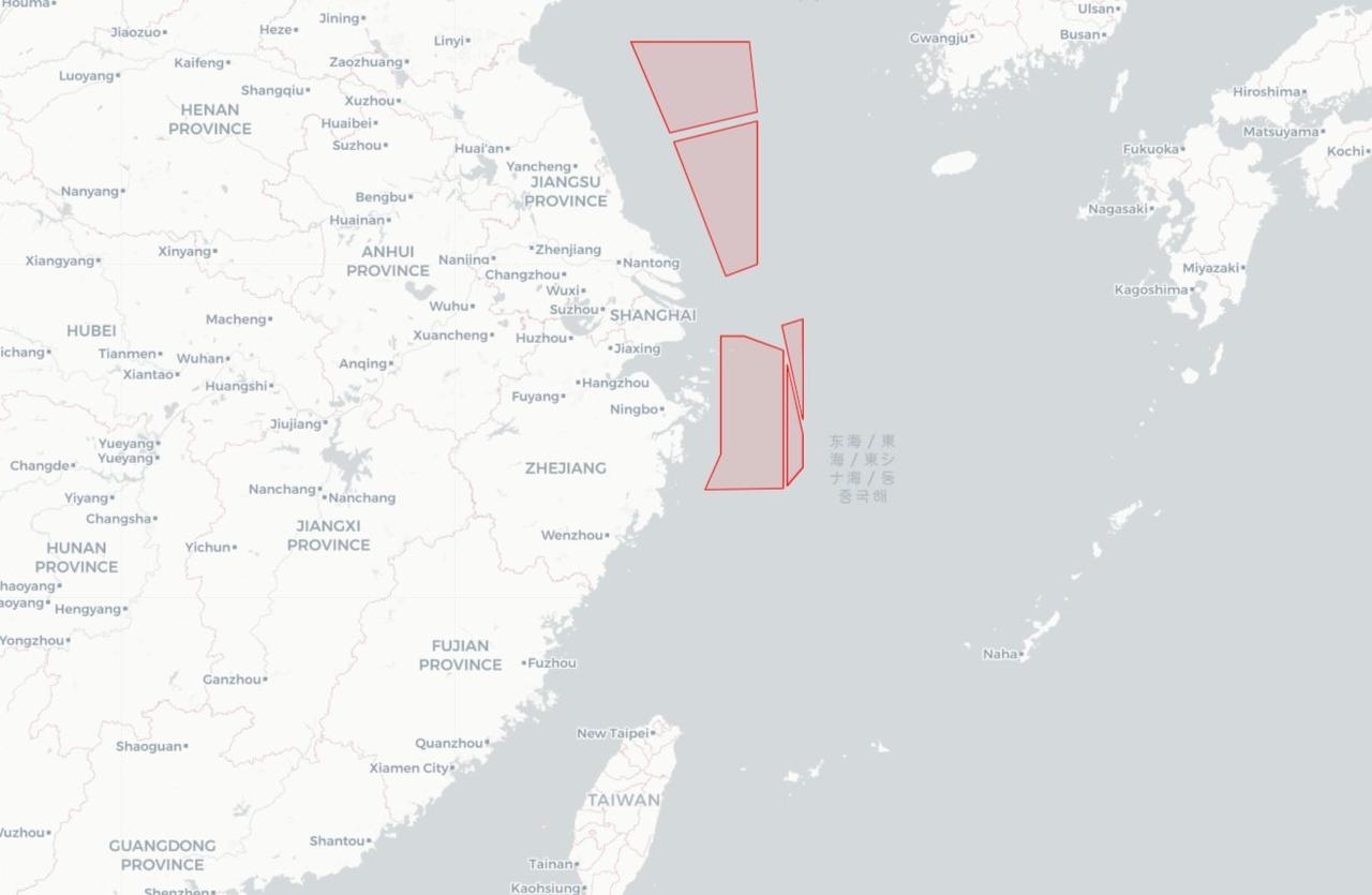 华尔街日报：中国关闭了其东部沿海大片空域约40天（3月27日至5月6日），比通常