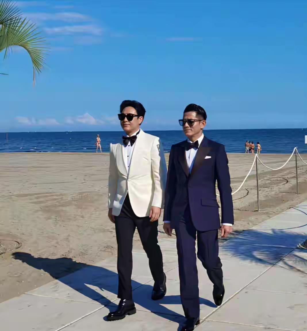 郭富城和张颂文二位男神太帅了